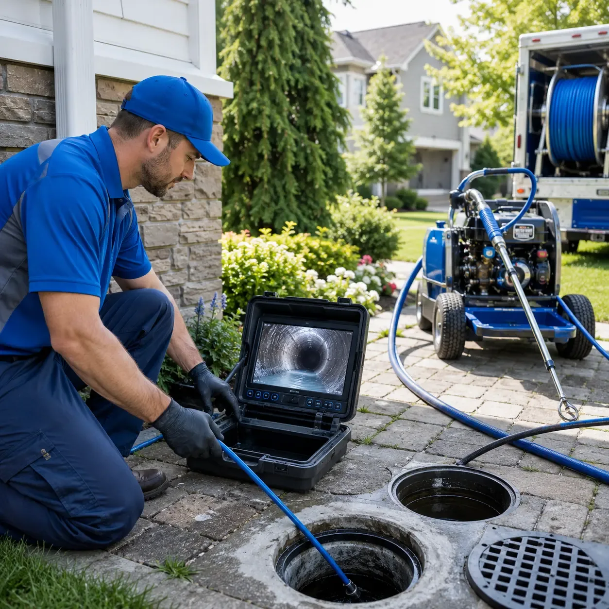 Outdoor drain cleaning professionals serving Keezletown, VA